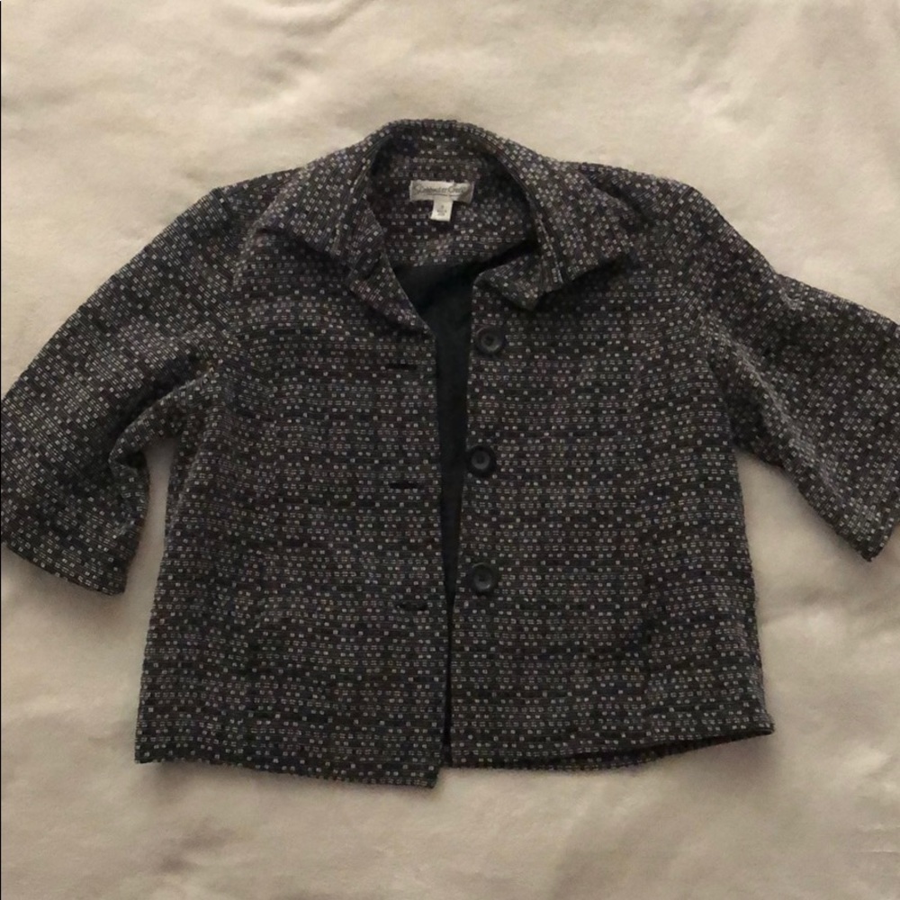 Cropped A line jacket